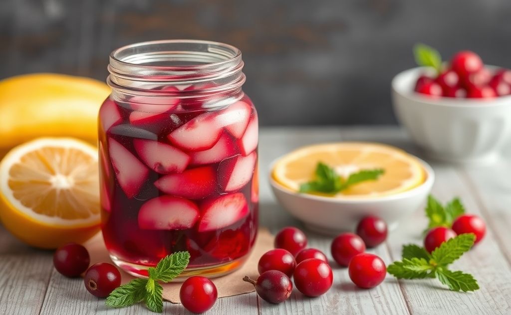 Cranberry juice marination for flavorful dishes