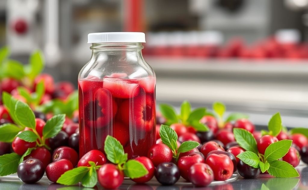 Cranberry juice nutrient density after pasteurization.