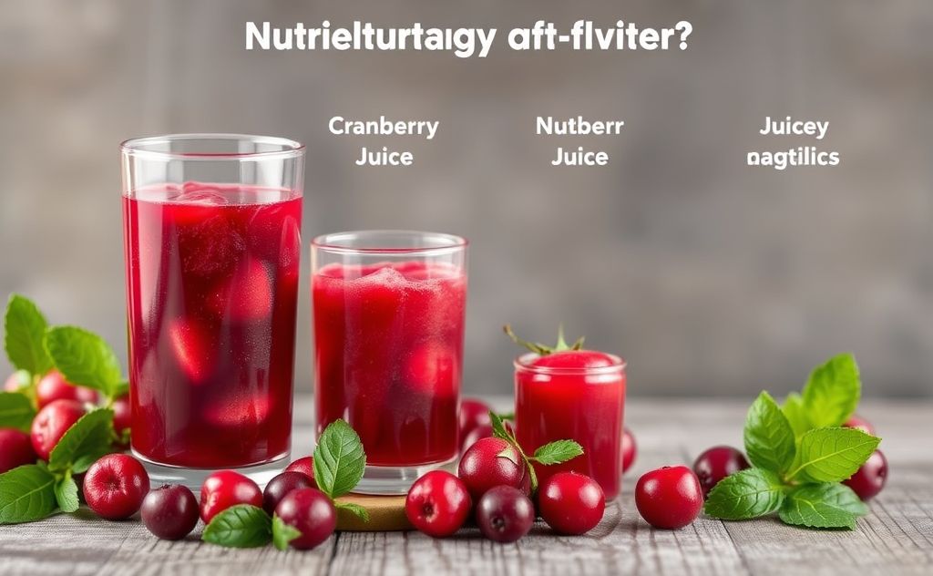 Cranberry juice nutrient density comparison