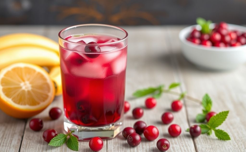Cranberry juice recipe with dried cranberries
