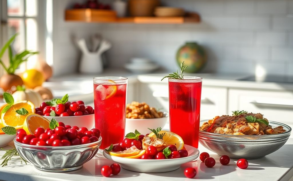 Cranberry juice recipes for delicious meals.