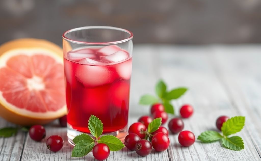 Cranberry juice relief for stomach pain