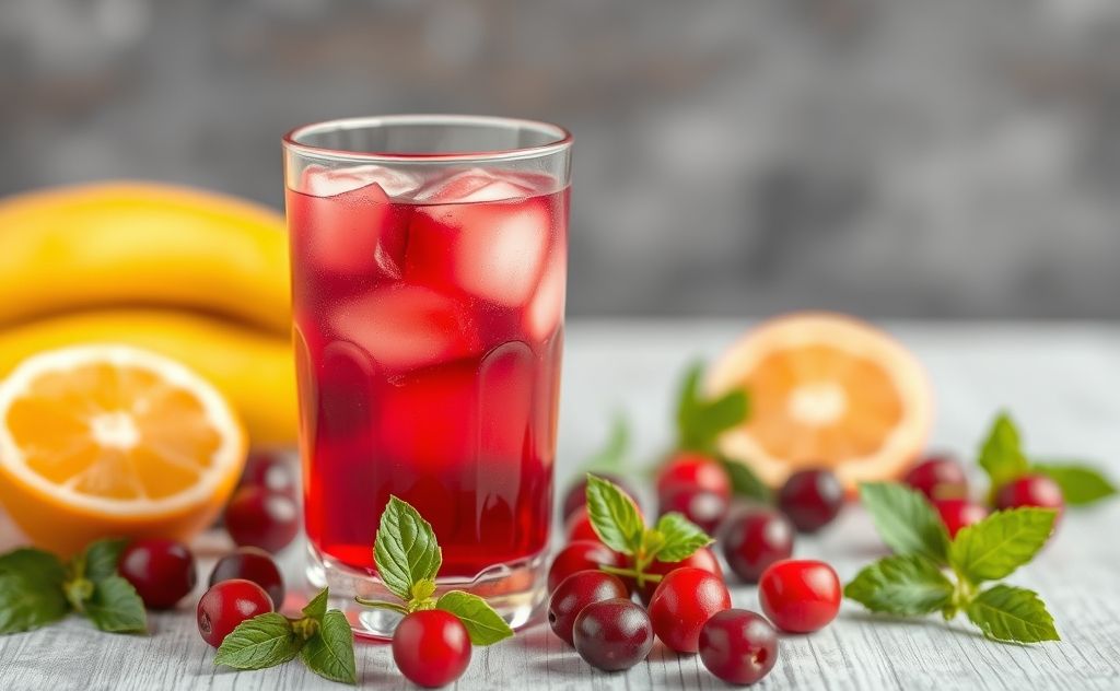 Cranberry juice rich in Vitamin C boosts immunity.