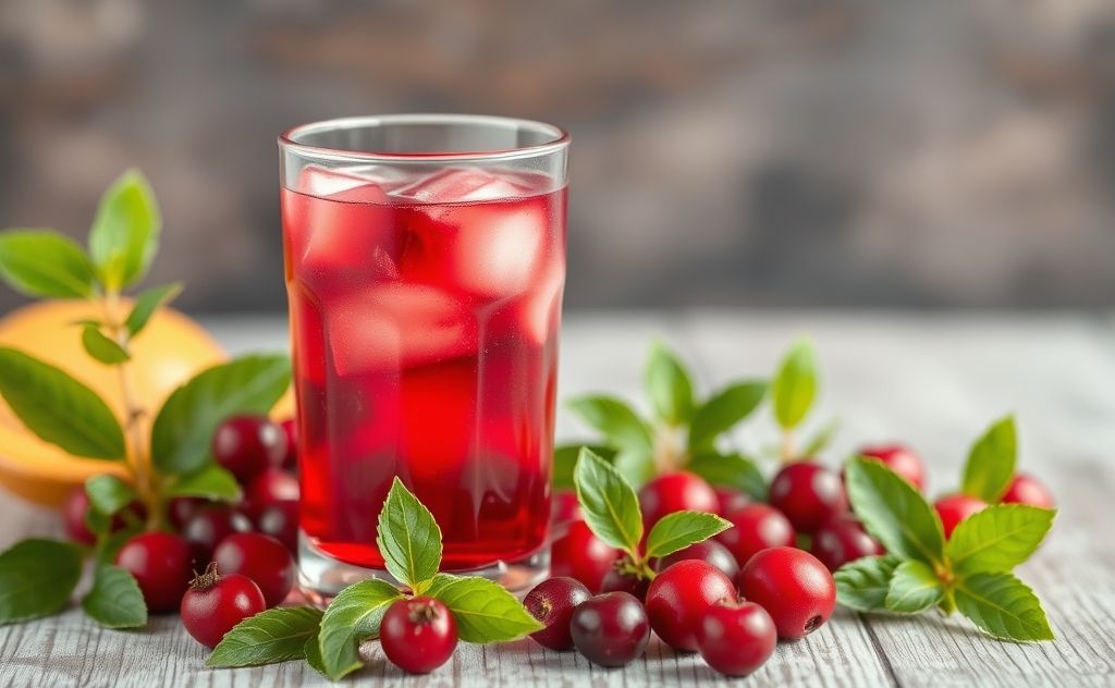 Cranberry juice rich in nutrients and benefits