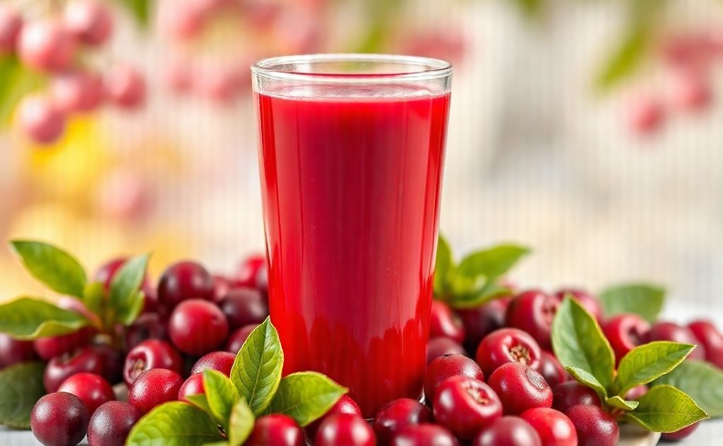 Cranberry juice rich in vitamin C benefits
