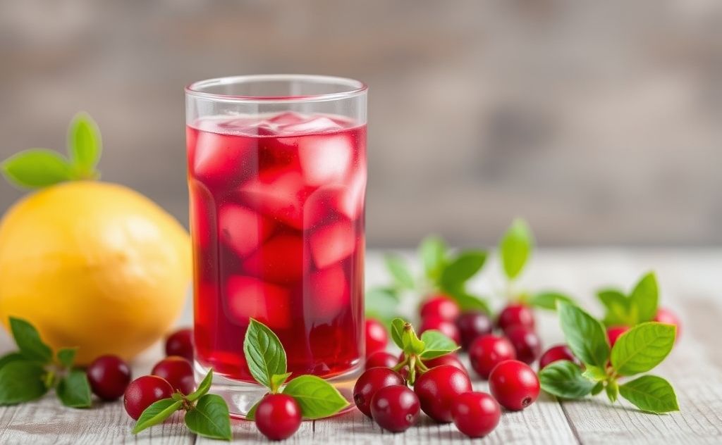 Cranberry juice supports women's health benefits