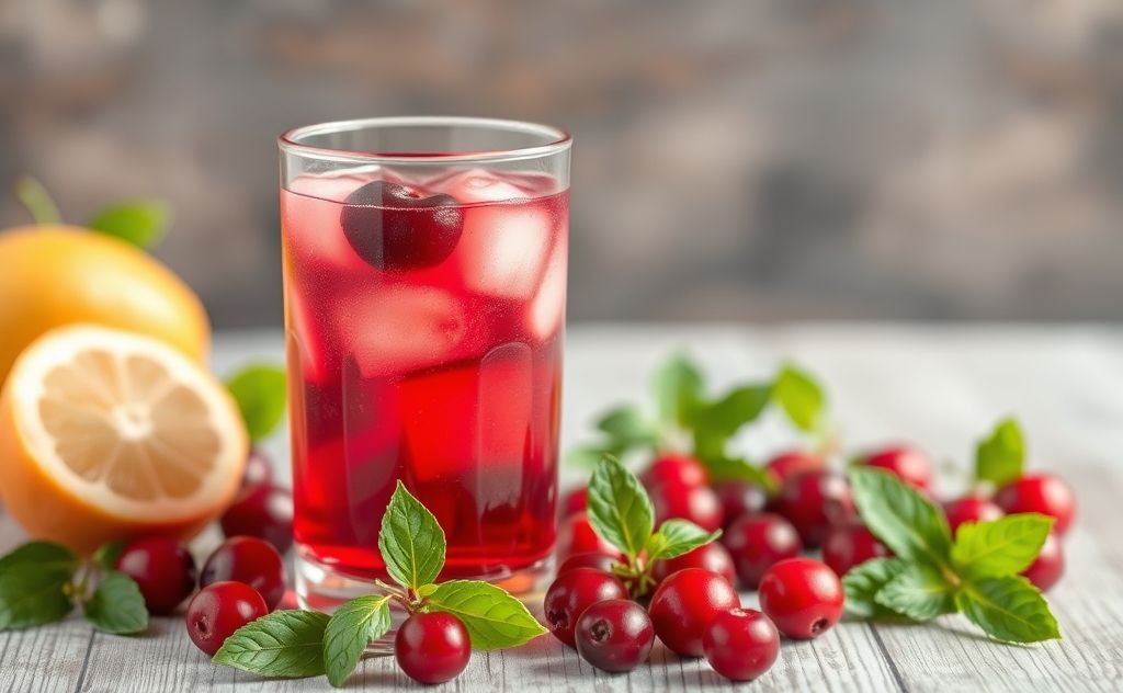 Cranberry juice with high Vitamin C benefits