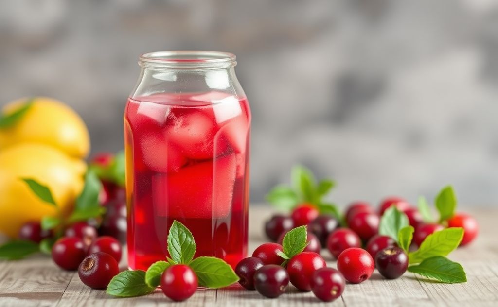 Cranberry juice with low calories and no sugar