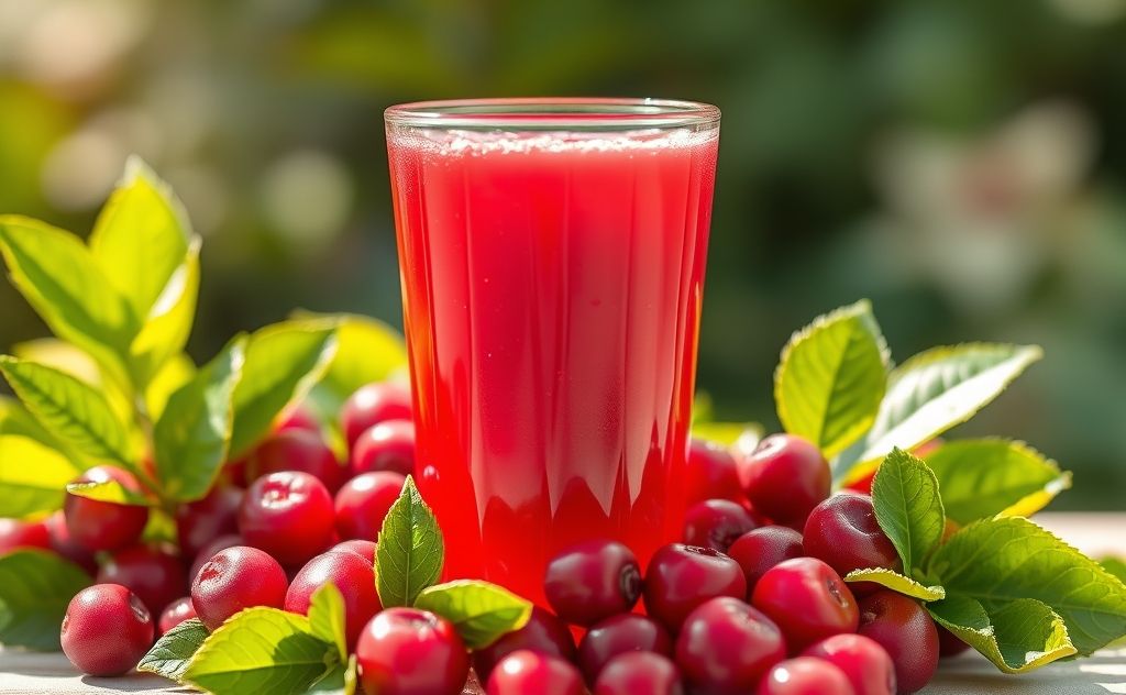 Cranberry juice's rich nutrients and health benefits.