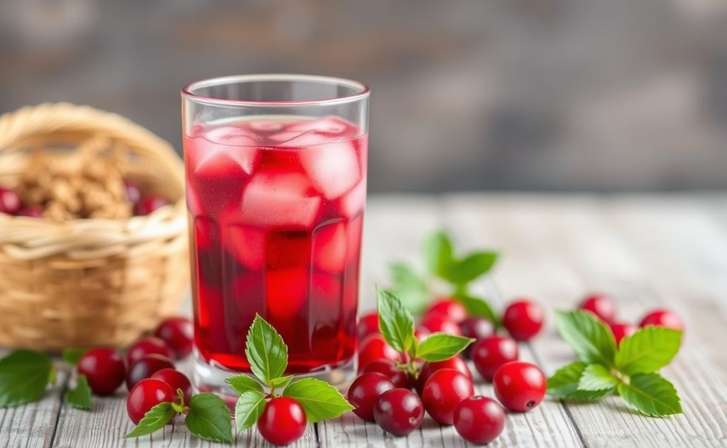 Cranberry juice: a boost for your health and wellness.