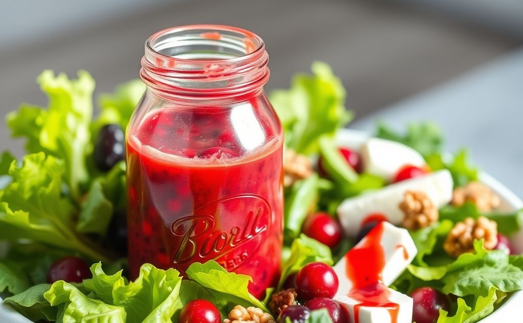 Cranberry vinaigrette salad dressing recipe