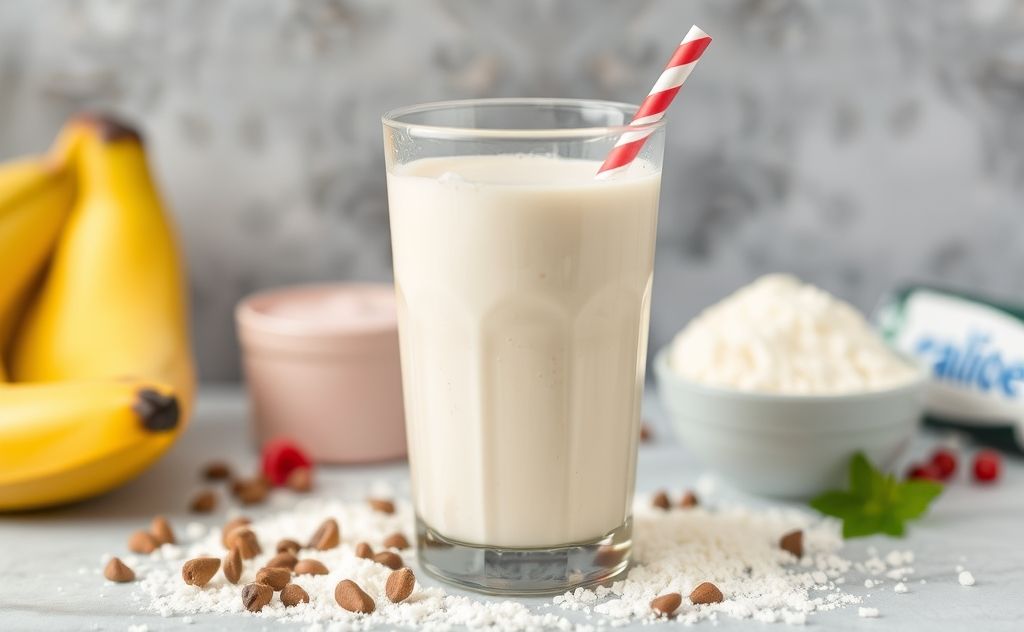 Creamy milkshake powder blend for delicious treats