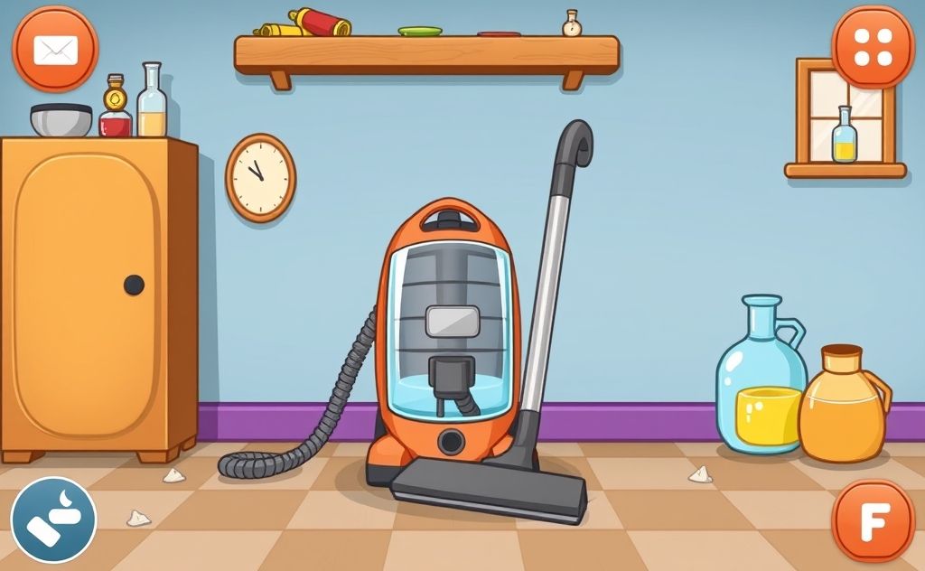 Create a vacuum cleaner in Little Alchemy game.