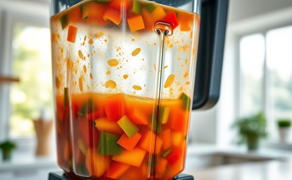 Create a vibrant soup in a Vitamix blender