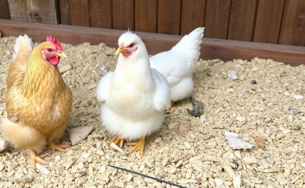Create wood ash for healthy chickens' bedding