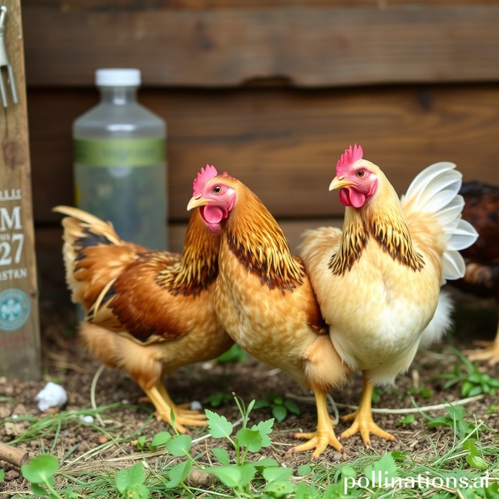 Gnat-free chicken coop