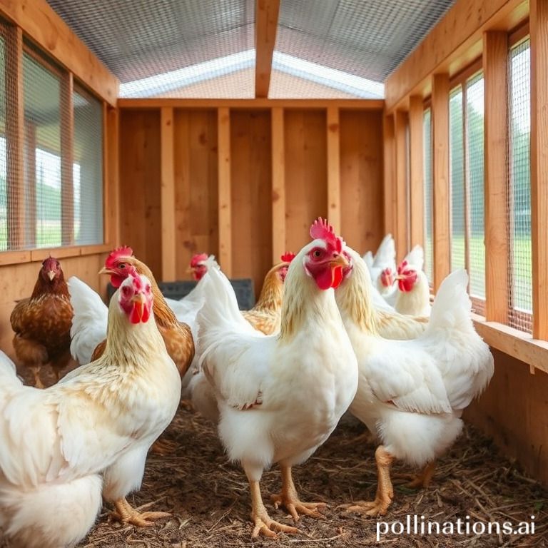 Ideal chicken coop setup