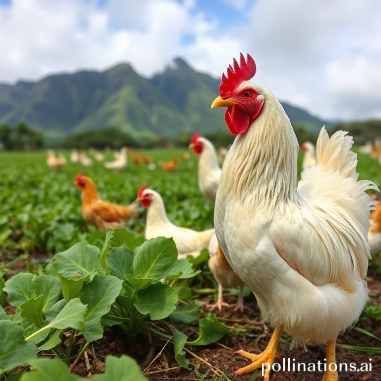 Chicken impact on agriculture.