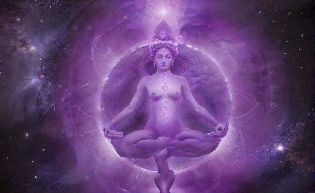 Crown chakra's energy connects us to the universe