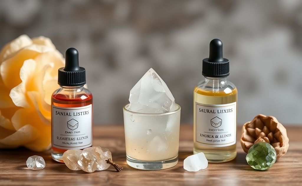 Crystal elixirs enhance wellness and energy flow