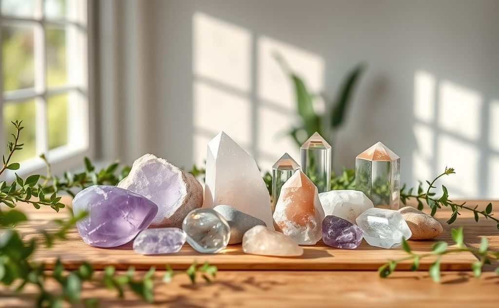 Crystal healing methods for energy balance and wellness