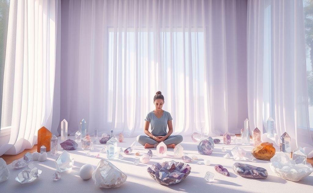 Crystal meditation for inner peace and clarity