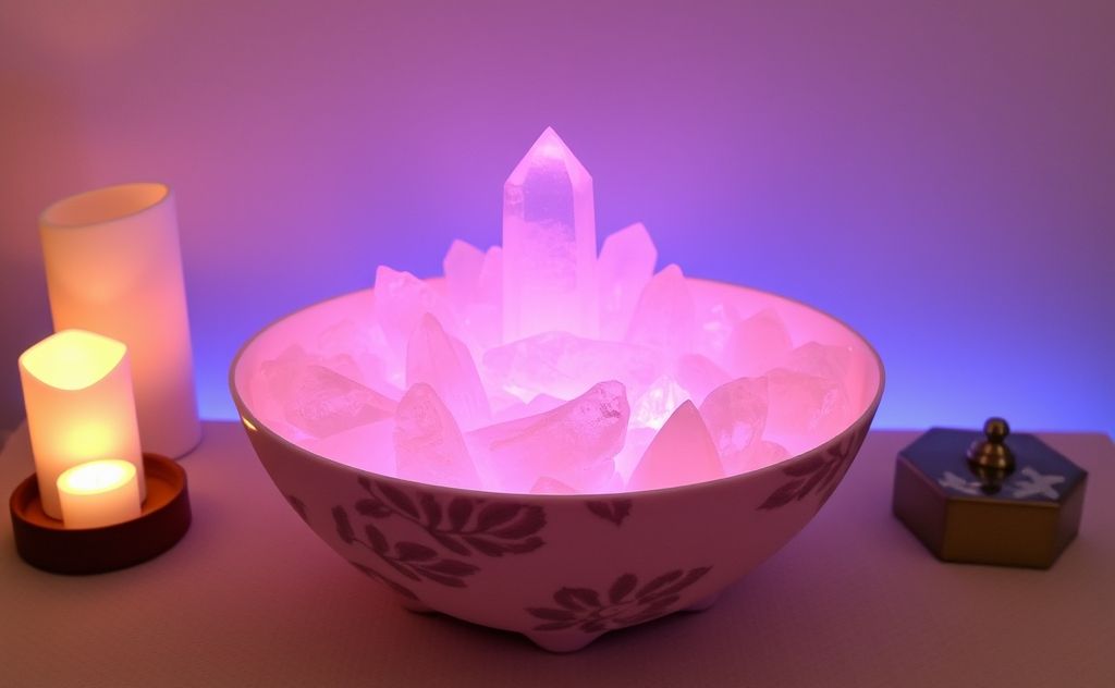 Crystal sound bath enhances relaxation and healing