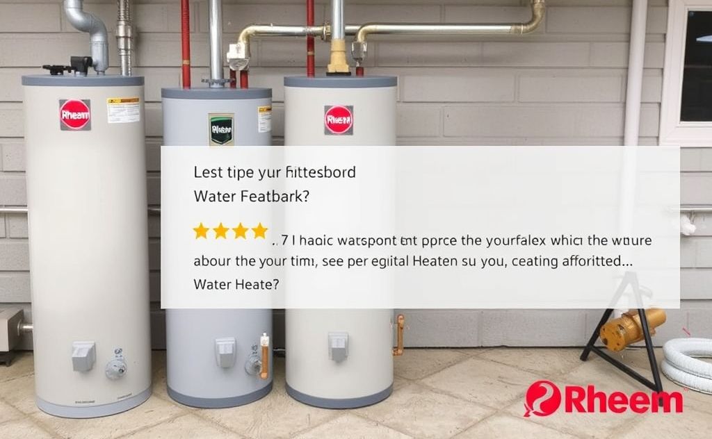 Customer feedback on Rheem Water Heaters