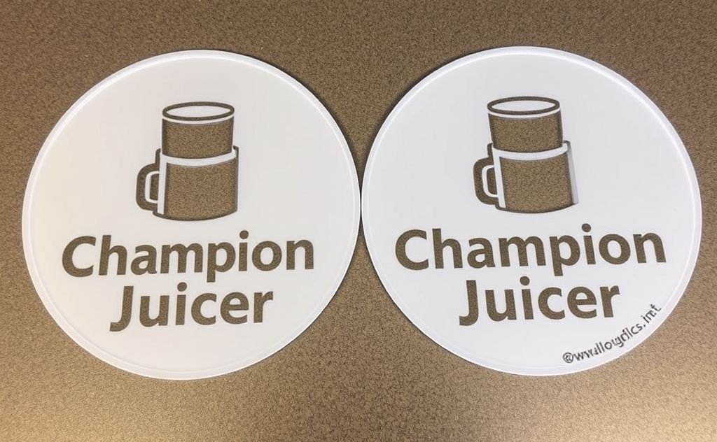 Cutter replacement signs for Champion Juicer