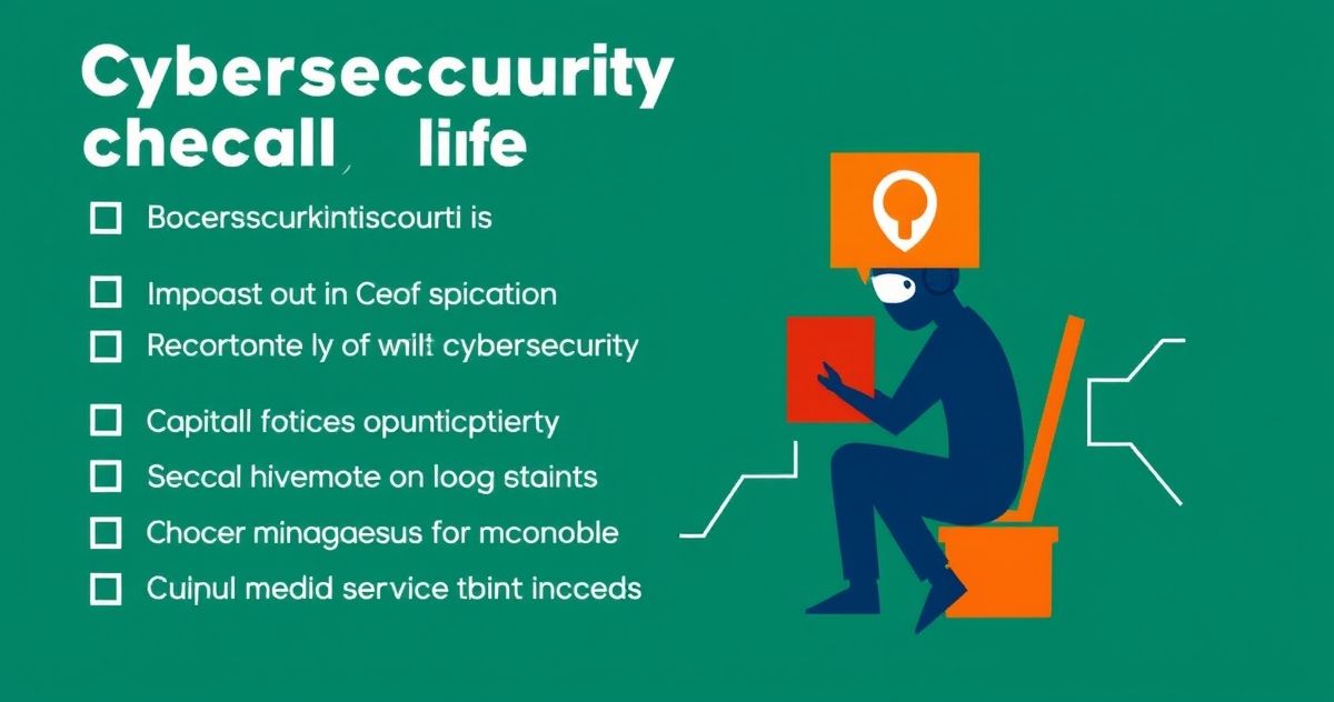 Cybersecurity checklist