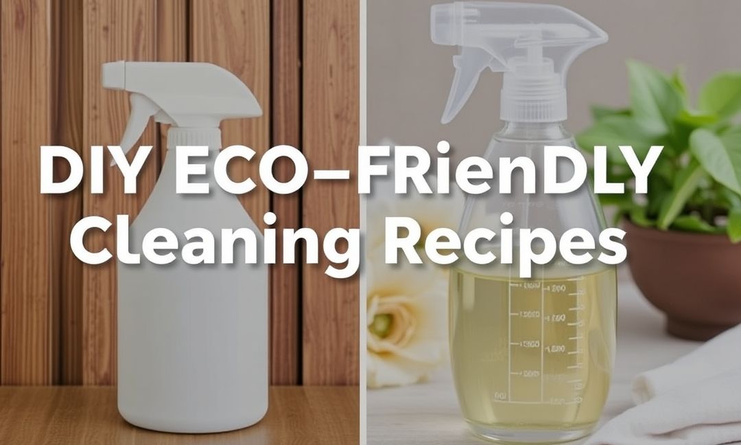 DIY ECO-FRIENDLY CLEANING RECIPES: Easy and Effective Solutions