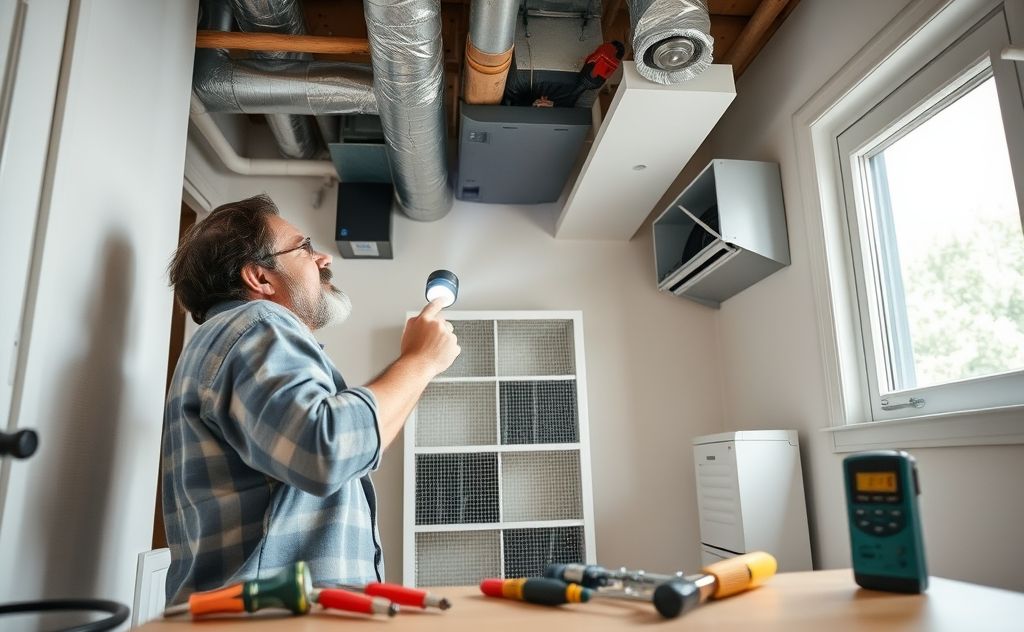 DIY HVAC inspection for energy-efficient heating