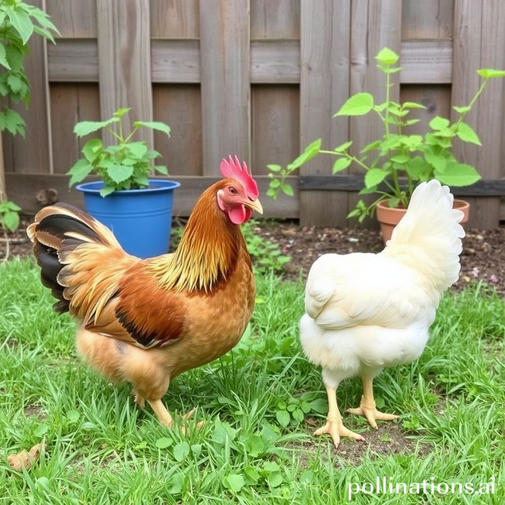 Chicken-proof fence & zone