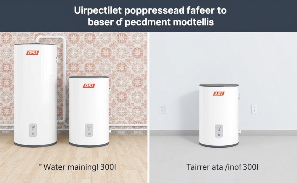 DSI water heater compared to traditional models