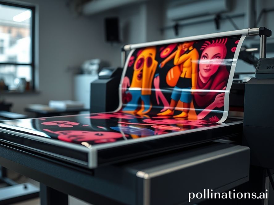 Printer DTF mencetak transfer warna tajam