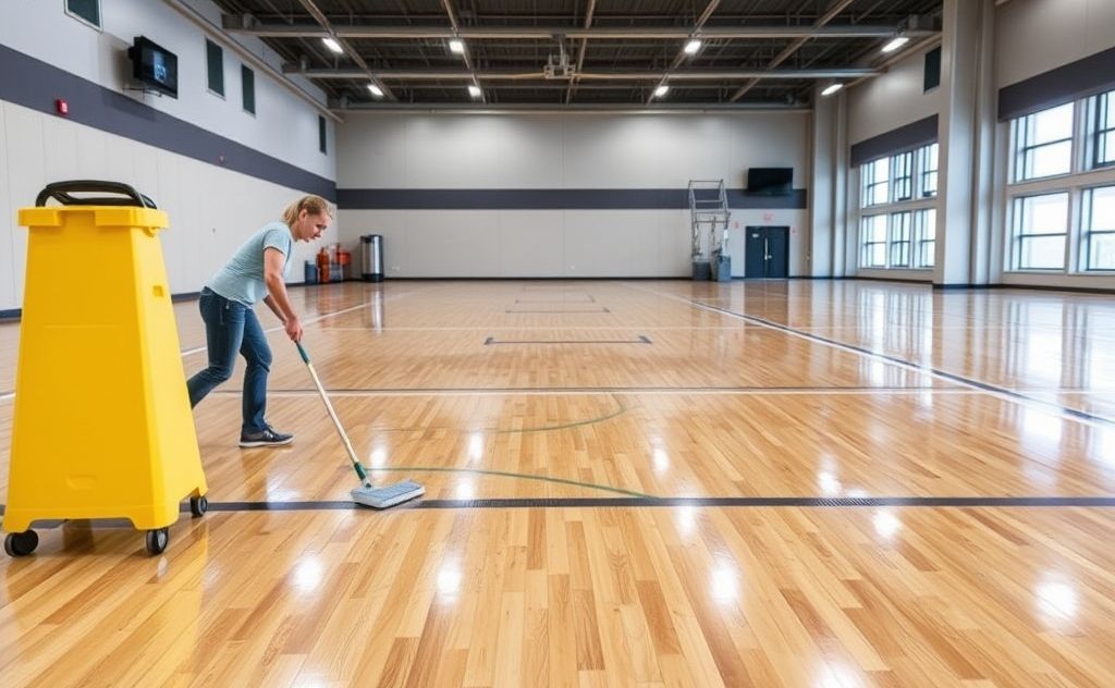 Daily cleaning tips for gym floors