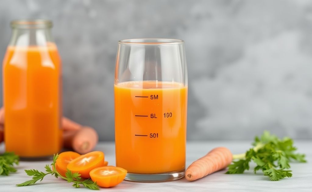 Daily safe limit carrot juice consumption
