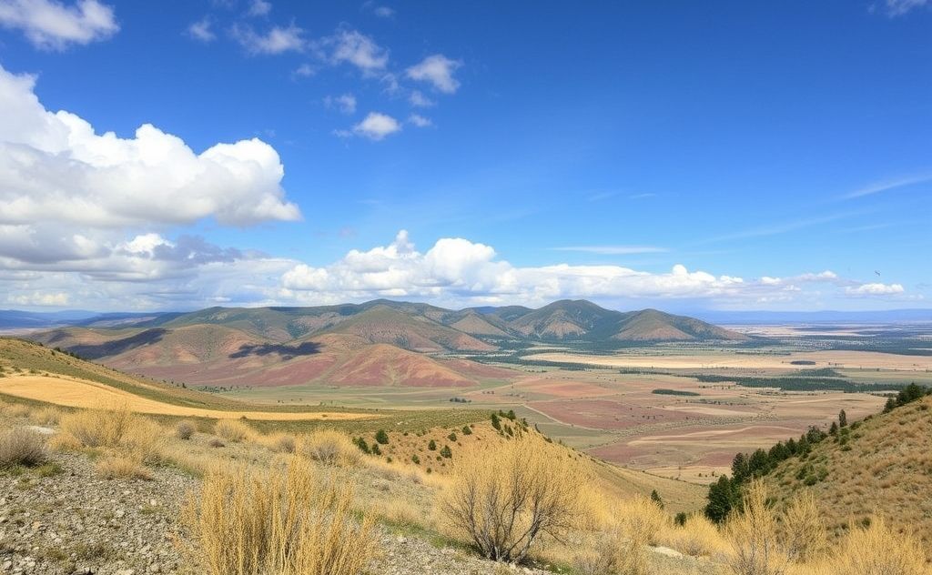 Daily temperature changes across diverse landscapes