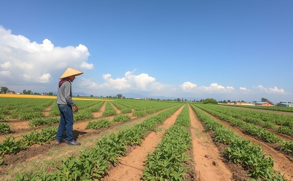 Daily temperature changes affect agricultural economy