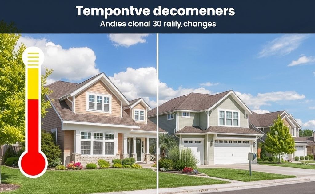 Daily temperature changes for homeowners