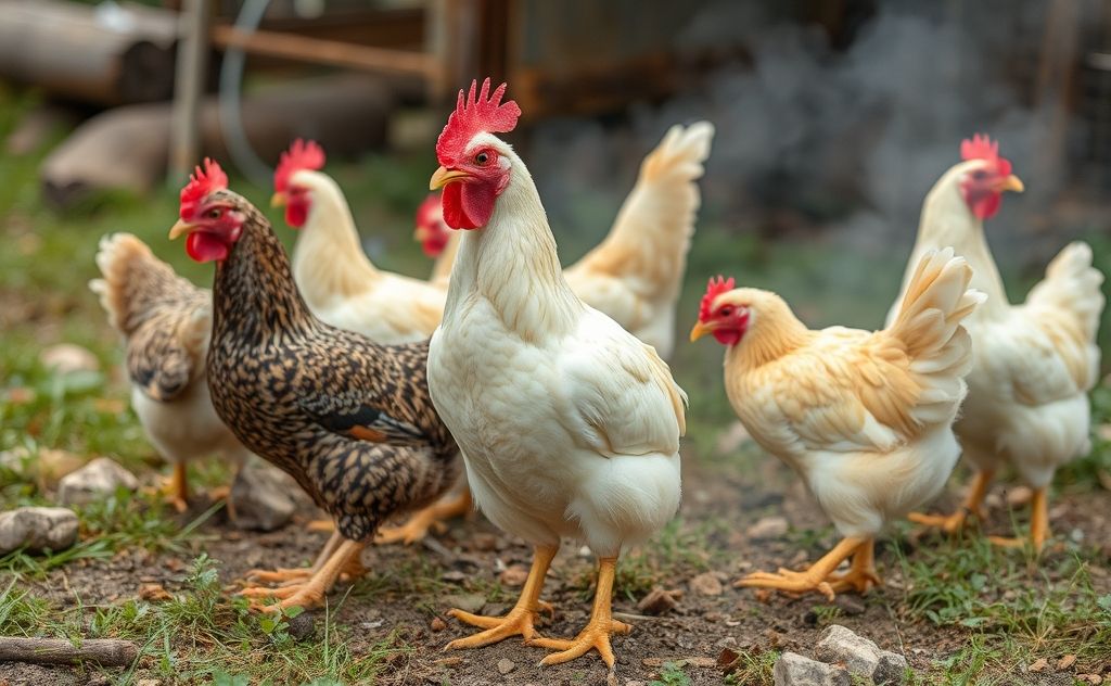 Danger signs heat stress chickens cooling methods