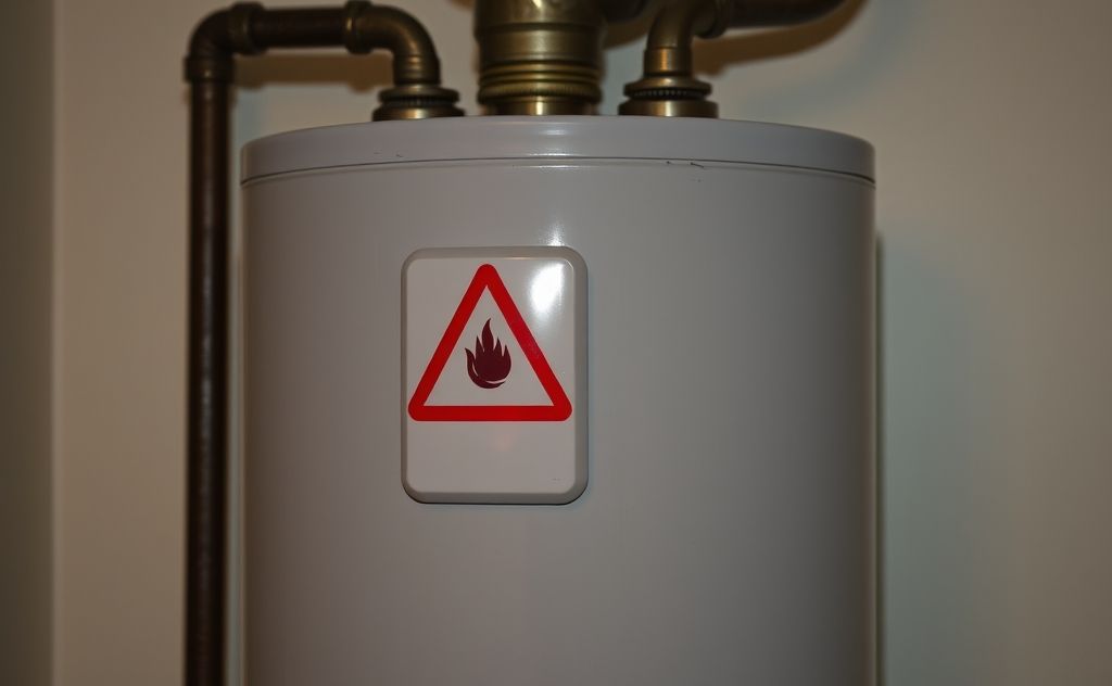 Danger signs hot water heater red light trouble