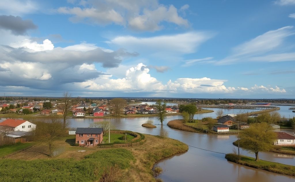 Dangerous climate feedback loops impact flood risks