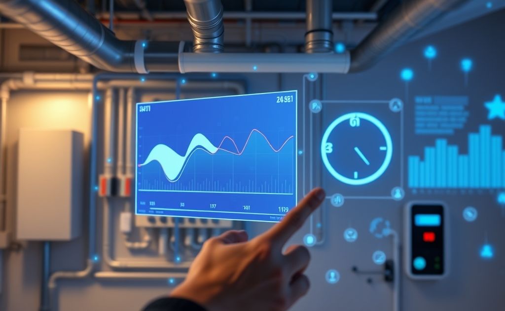 Data analysis in IoT-driven HVAC systems for smarter climate control.