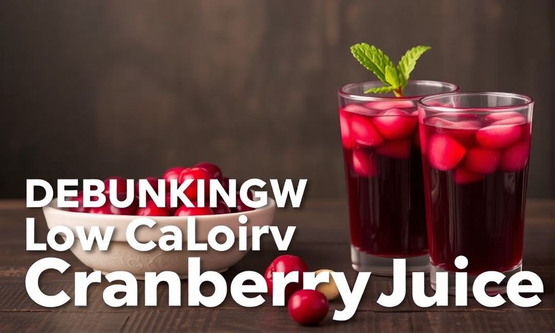 Debunking Myths About Low Calorie Cranberry Juice