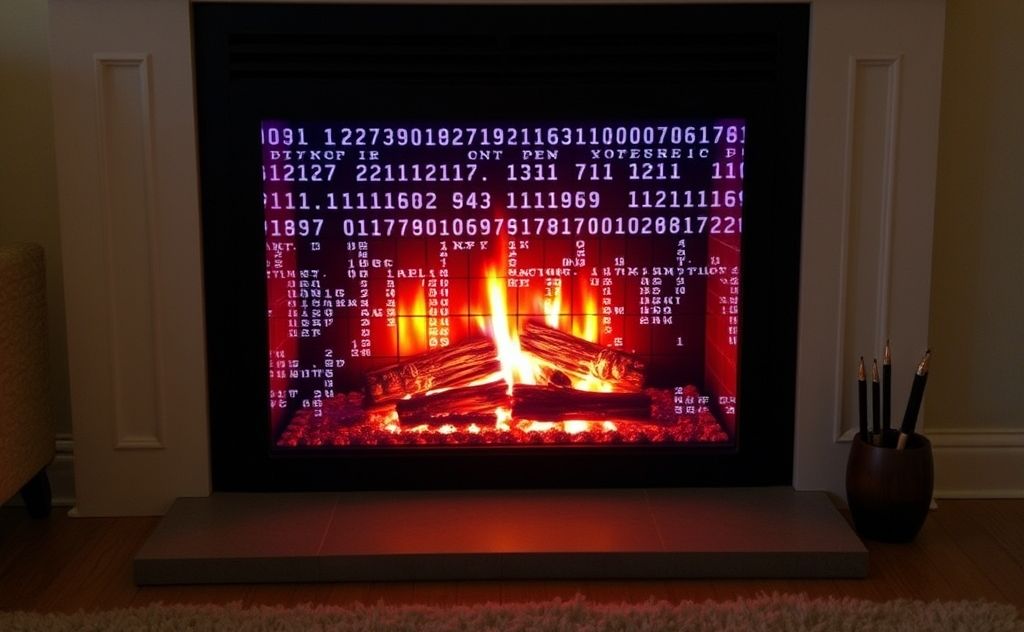 Decoding beeping patterns from electric fireplace