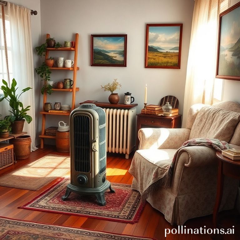 Decoration ideas around a vintage heater