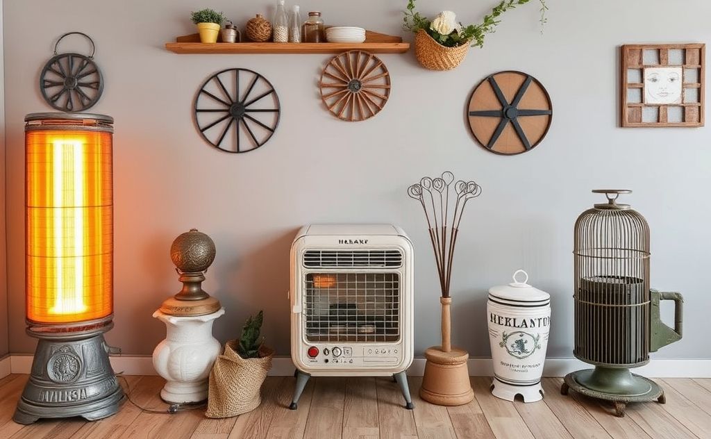 Decorative accessories for vintage heaters