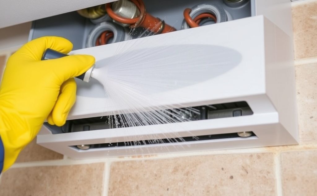 Deep clean HVAC components for better air quality