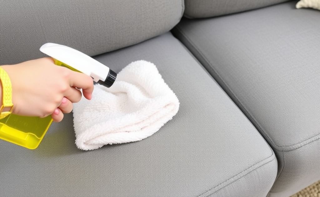 Deep clean a microfiber couch easily